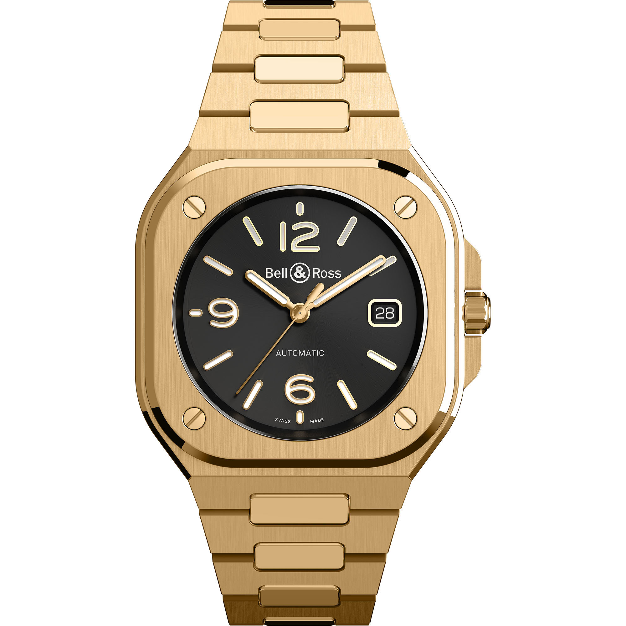 bell and ross BR 05 Gold BR05A-BL-PG/SPG replica watch sale